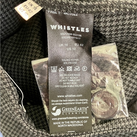 Whistles Gray Trousers - Picture 7 of 8